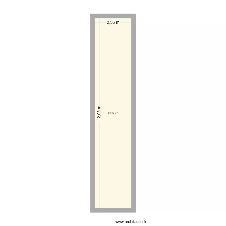 larouche conteneur. Plan de 1  et 28 m²