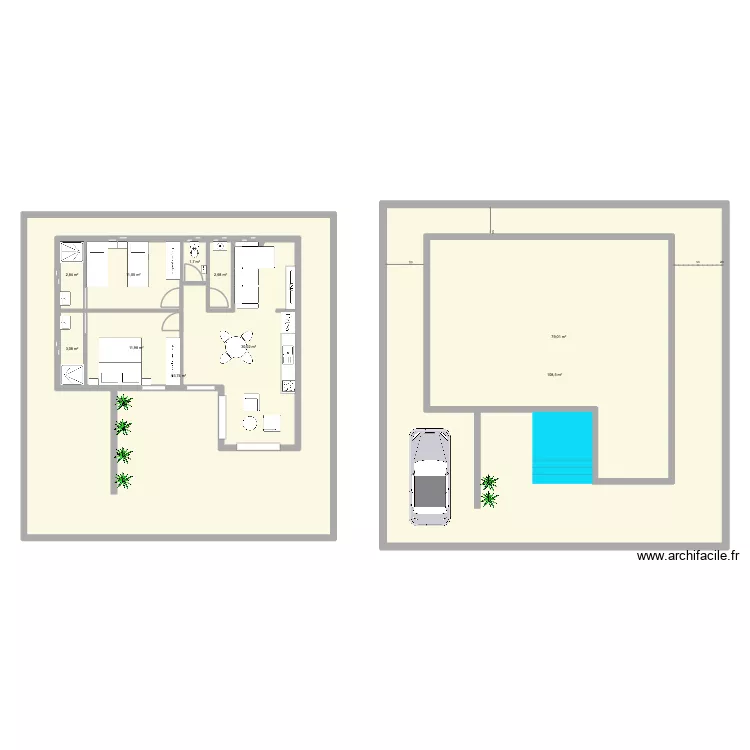 Bain Boeuf Diane mieux mieux plein. Plan de 10 et 507 m² Bain Boeuf Diane mieux mieux plein. Plan de 10 et 507 m²