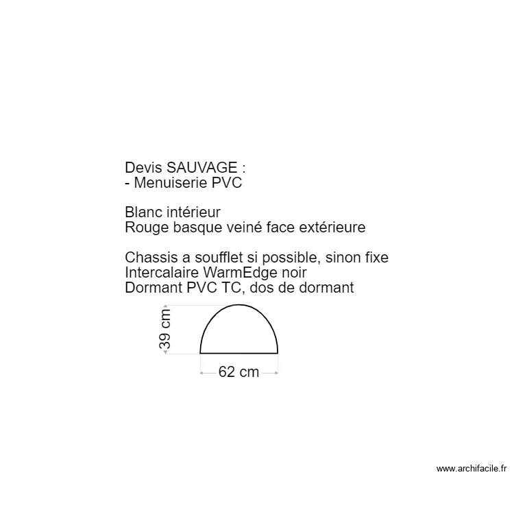 &Eacute;tude SAUVAGE. Plan de 