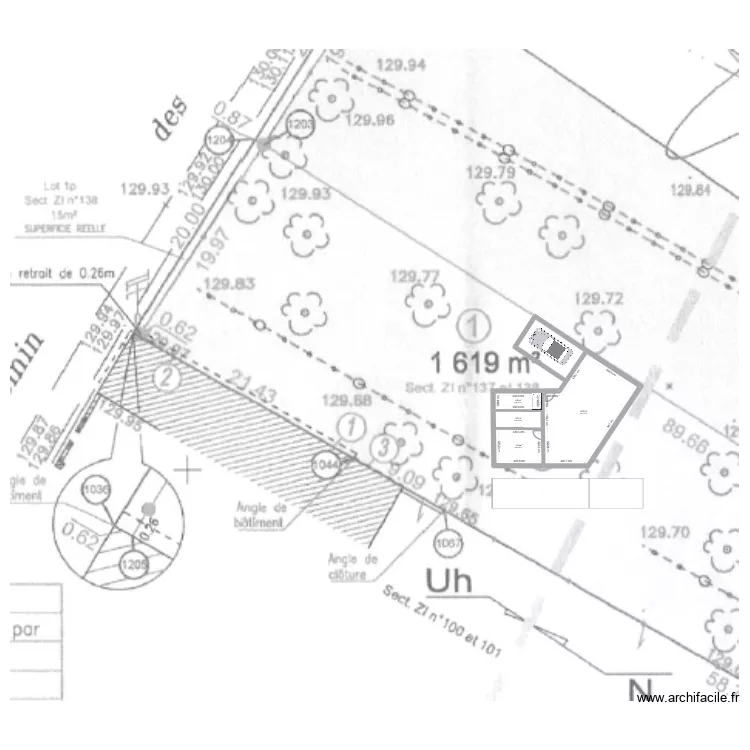 BU2. Plan de 4  et 83 m²