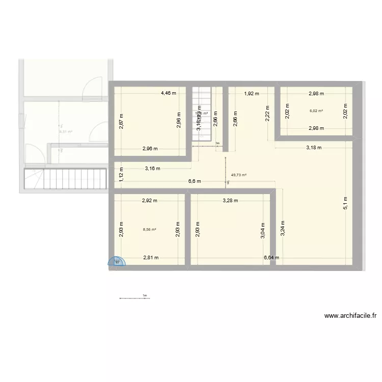 RDC bellevue. Plan de 16 Pièces et 230 m² RDC bellevue. Plan de 16 Pièces et 230 m²