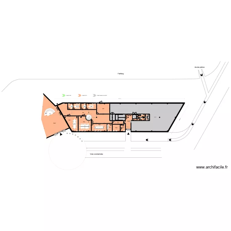 Toulouse EDL plan de masse. Plan de 