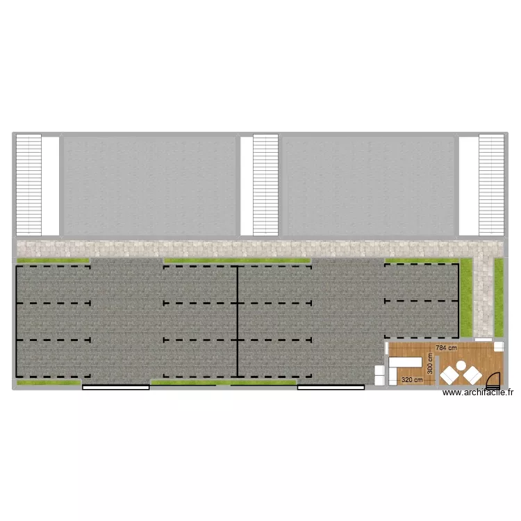 RECEPTION BUILDING LAST. Plan de 15 Pièces et 541 m²