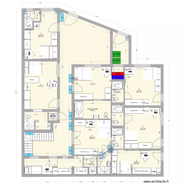 Saint-agne Immeuble. Plan de 28 et 327 m² Saint-agne Immeuble. Plan de 28 et 327 m²