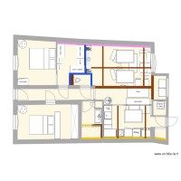 Plan Définitif meublé avec Velux V2