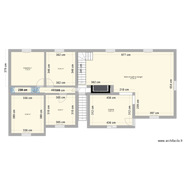rez de chaussée Mayac. Plan de 0 pièce et 0 m2