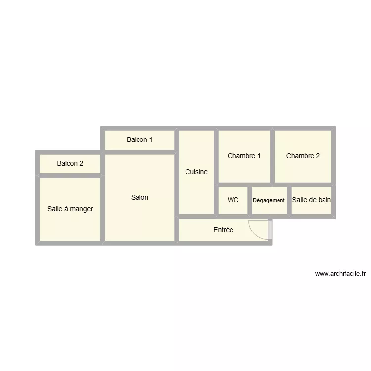 2503 LE MOAL. Plan de 