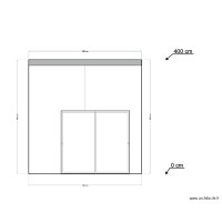 plan de coupe façade ouest