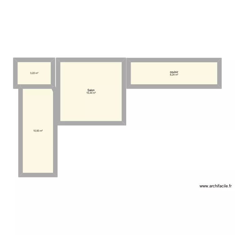 EAUBONNE. Plan de 4 Pièces et 38 m² EAUBONNE. Plan de 4 Pièces et 38 m²