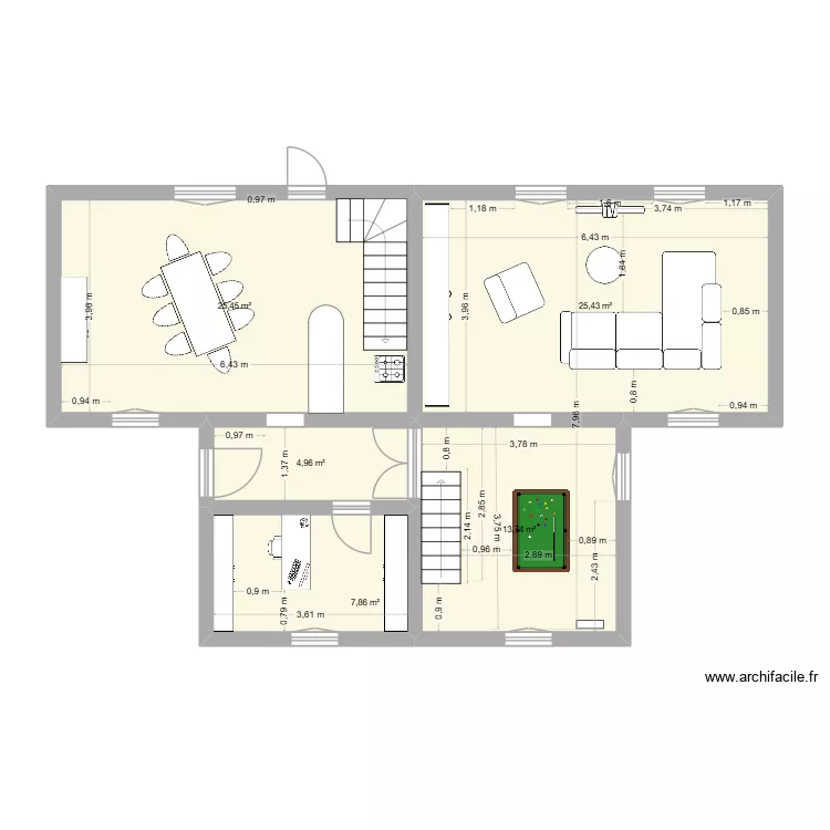 RdC Base Prop2. Plan de 5 et 77 m² RdC Base Prop2. Plan de 5 et 77 m²
