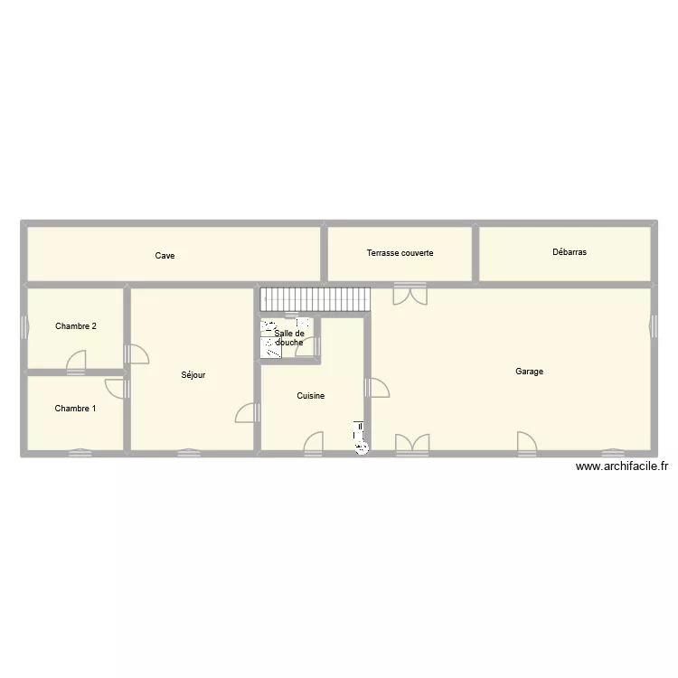 robert. Plan de 9  et 233 m²