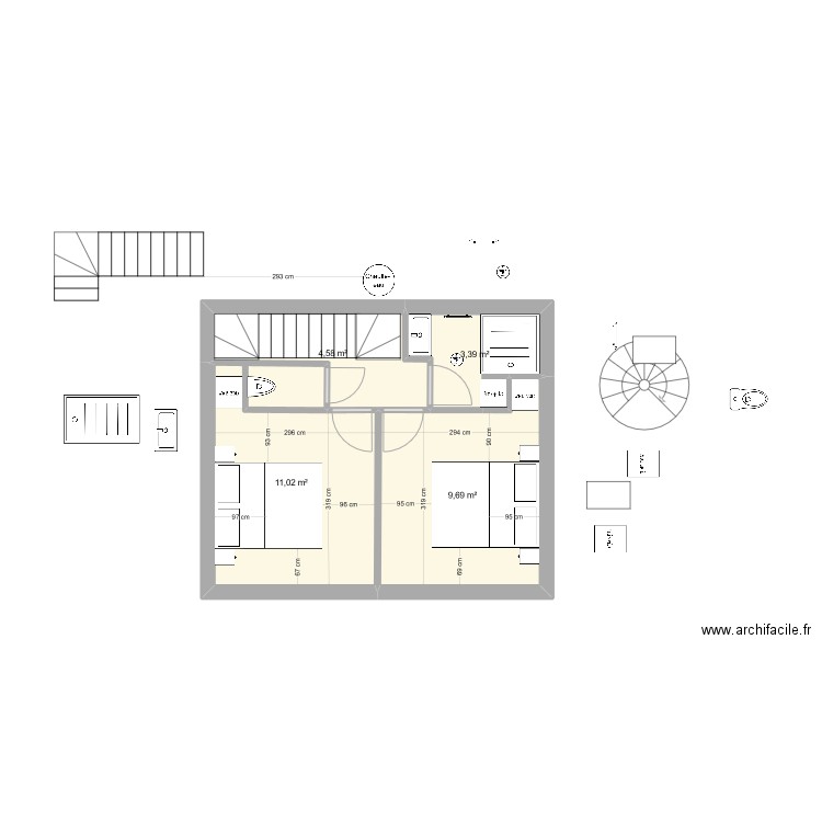 Rot version 14 decembre v2. Plan de 5 pièces et 59 m2