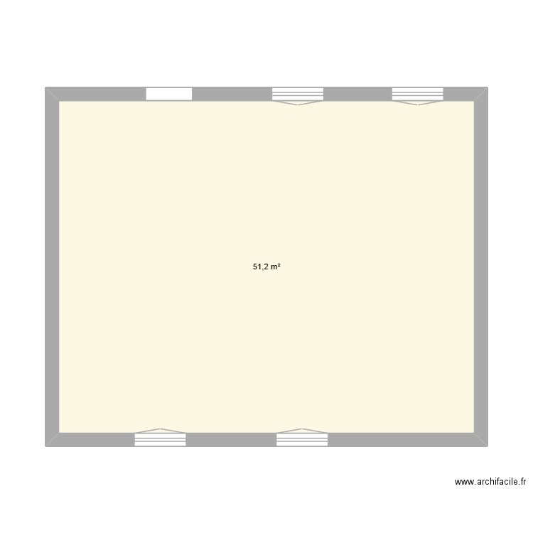 MAISON BOURE V 4 ETAGE ENFANTS. Plan de 1 pièce et 51 m2
