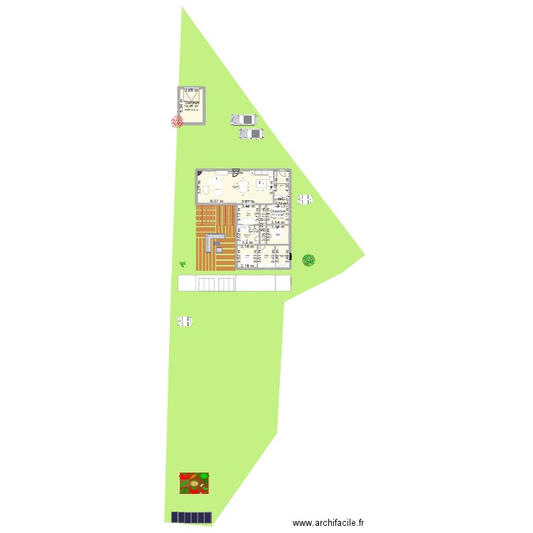 BICHON ELEC. Plan de 13 pièces et 169 m2