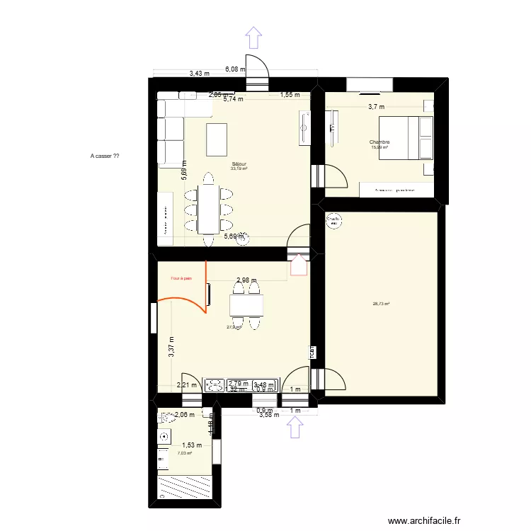 LOCATION ETREPIGNEY. Plan de LOCATION ETREPIGNEY. Plan de