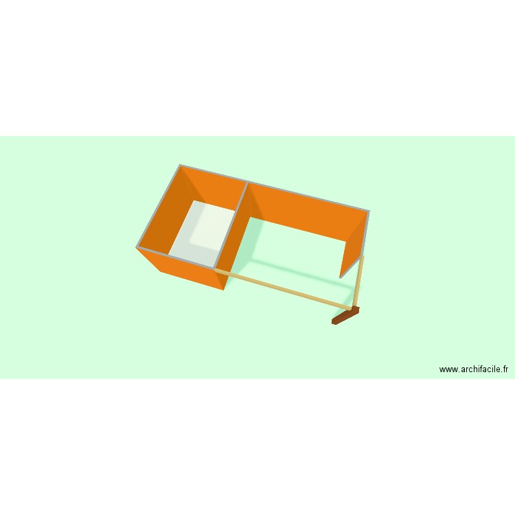 Braise and co. Plan de 1 pièce et 12 m2