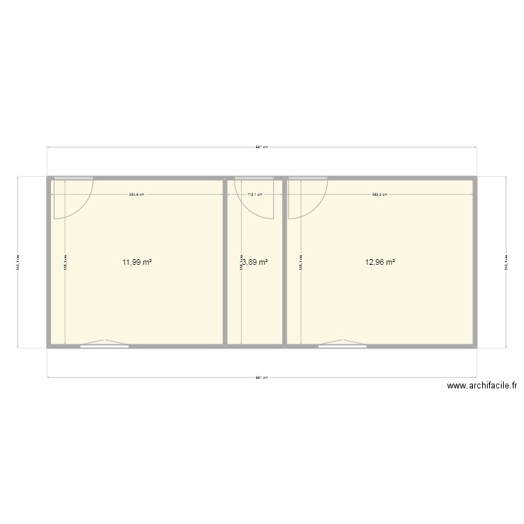 CHAMBRES DANS LE GARAGE. Plan de 0 pièce et 0 m2