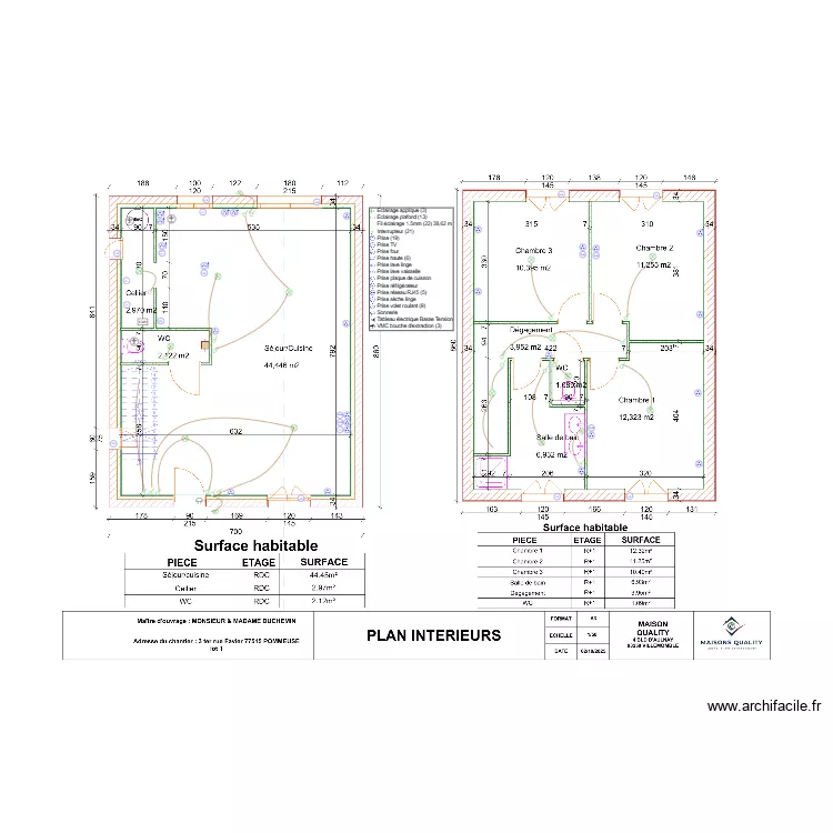 DUCHEMIN. Plan de 