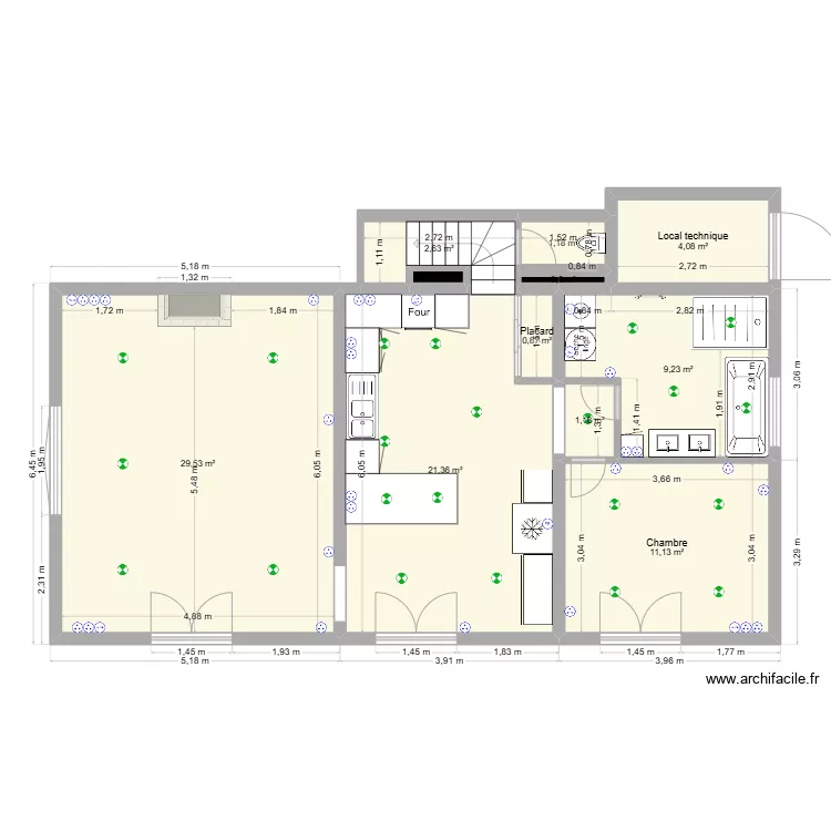 maison gardien essai 3. Plan de 0 pièce et 0 m2