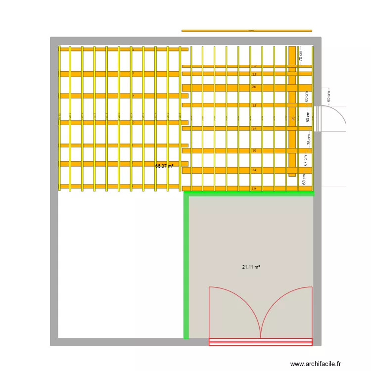 grange3. Plan de 2 et 87 m² grange3. Plan de 2 et 87 m²