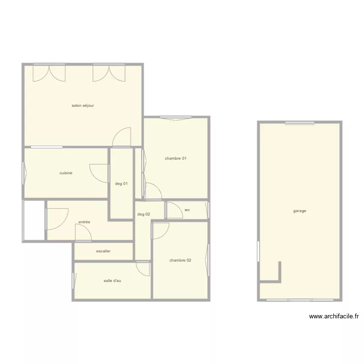 larcheneault. Plan de 13 et 92 m² larcheneault. Plan de 13 et 92 m²