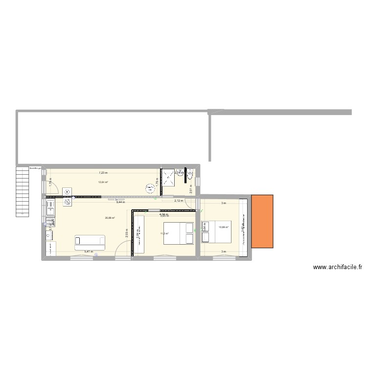 Serra actuel-modif. Plan de 0 pièce et 0 m2