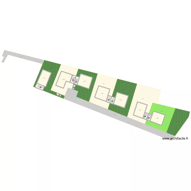 AUBENAS DEROIS. Plan de 