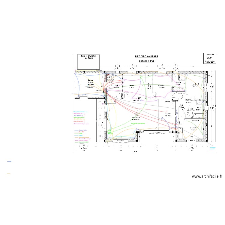 elec prise courant. Plan de 0 pièce et 0 m2
