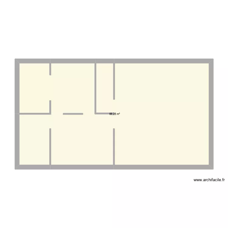 étage. Plan de 1 et 66 m² étage. Plan de 1 et 66 m²