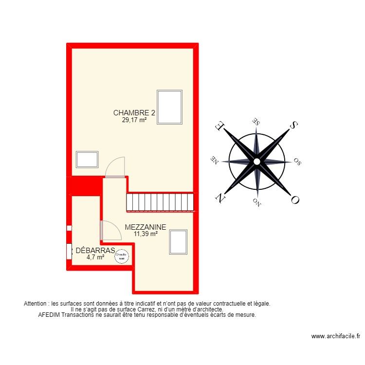 BI 18189 - . Plan de 15 pièces et 147 m2