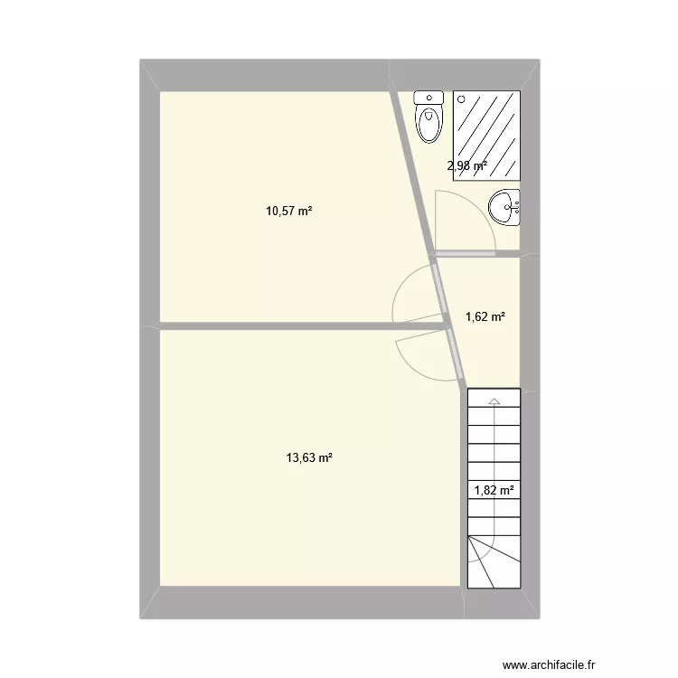 Logement 4 R+1 variante 8. Plan de Logement 4 R+1 variante 8. Plan de
