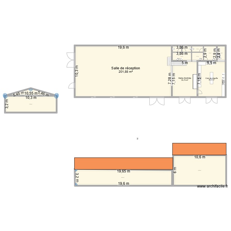 MAISON D'HOTES. Plan de 13 pièces et 468 m2