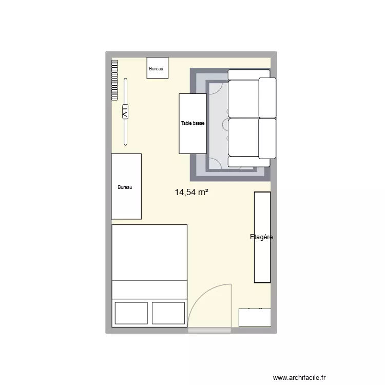 APPART TEO V3. Plan de 1 et 15 m² APPART TEO V3. Plan de 1 et 15 m²