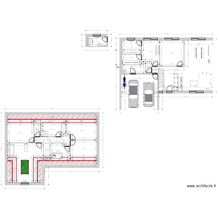 xoha. Plan de 26 pièces et 173 m2