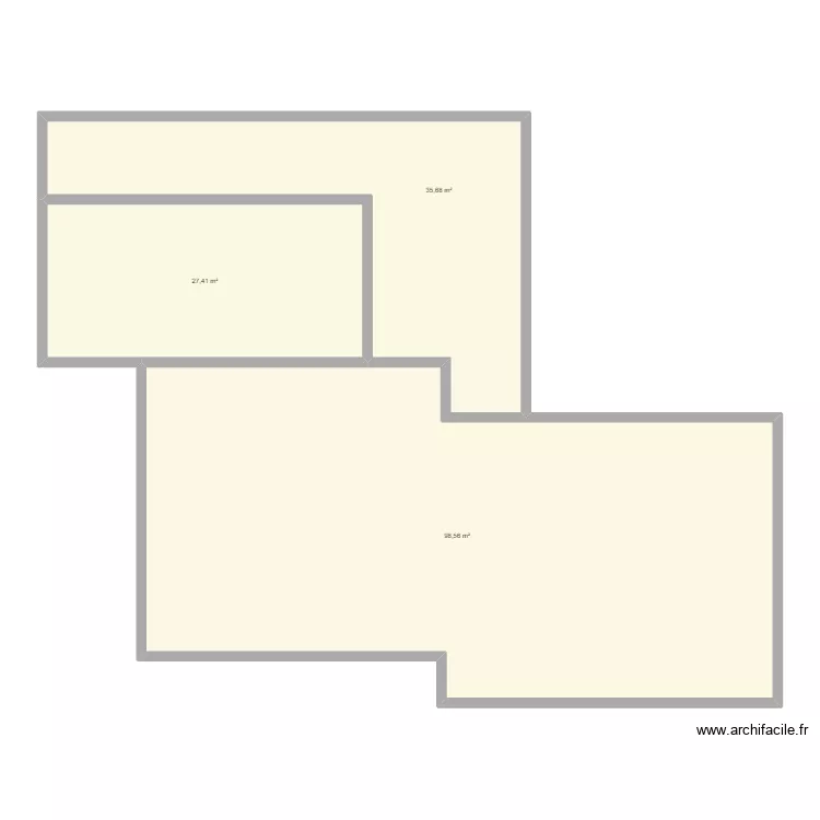 maison chemin saint gilles. Plan de 