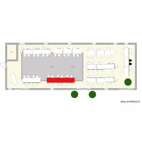 La grange longue table espacé