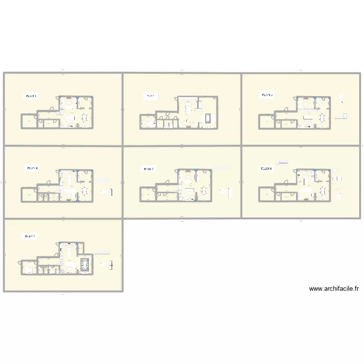 Maison cot&eacute; jardin Nico. Plan de 28  et 4579 m²