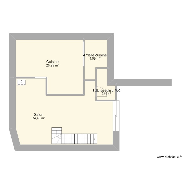 gerault. Plan de 8 pièces et 138 m2