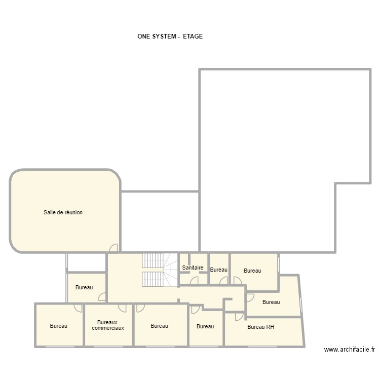 O S. Plan de 15 pièces et 653 m2