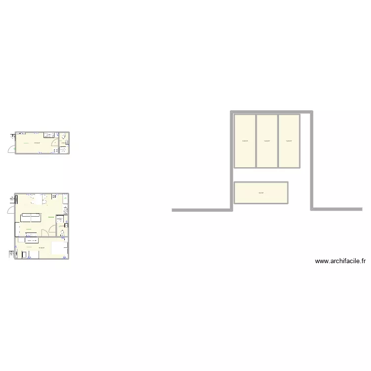 maison urgence. Plan de 