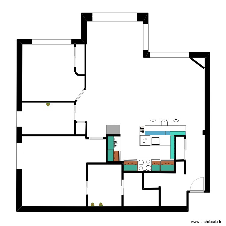 St-Julie rdc Intérieur 2. Plan de 0 pièce et 0 m2