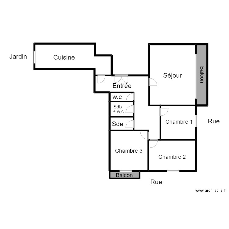 GREGOIRE. Plan de 0 pièce et 0 m2