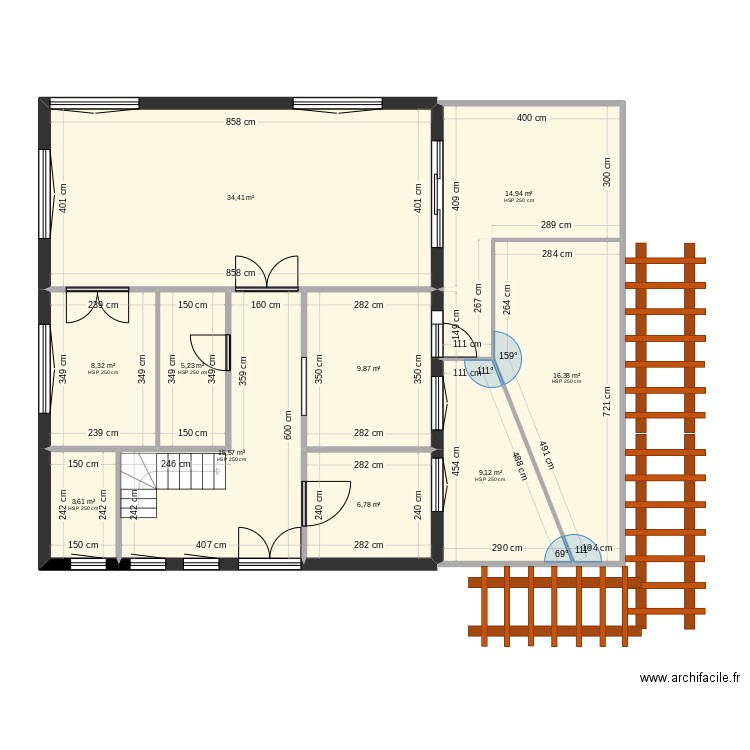 chatterie Laon. Plan de 0 pièce et 0 m2