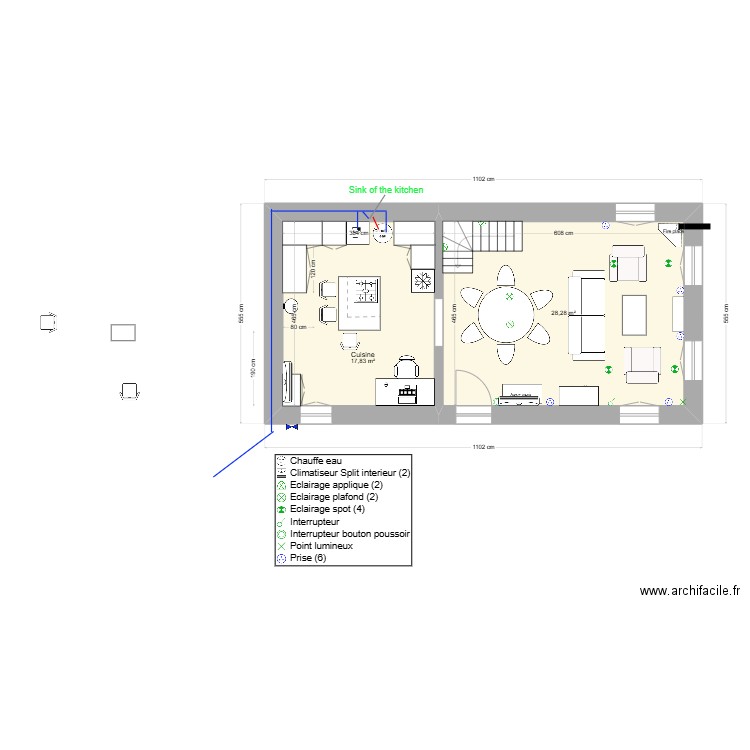 GRECE - CUISINE NEW - HYDRO - 01-2025. Plan de 0 pièce et 0 m2