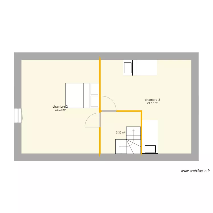 penestin plan v1. Plan de 11  et 148 m²