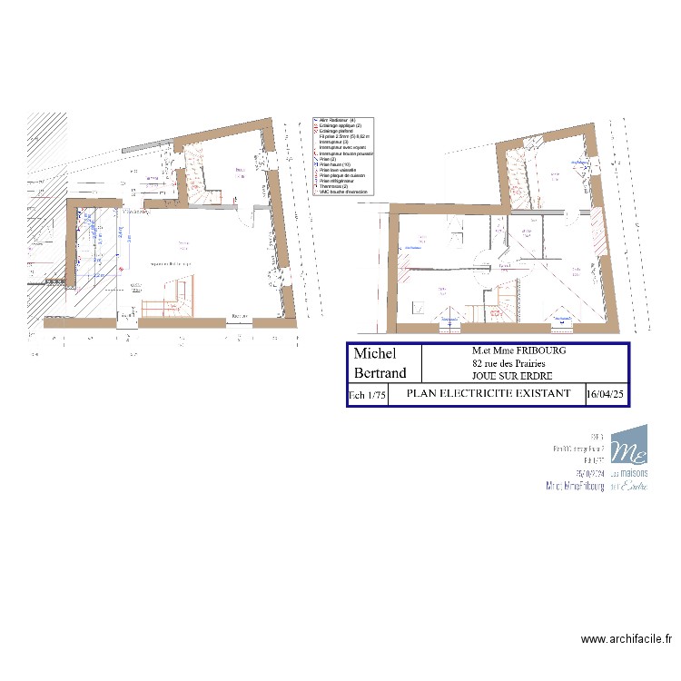 Plan Phase éxisitant Fribourg. Plan de 0 pièce et 0 m2