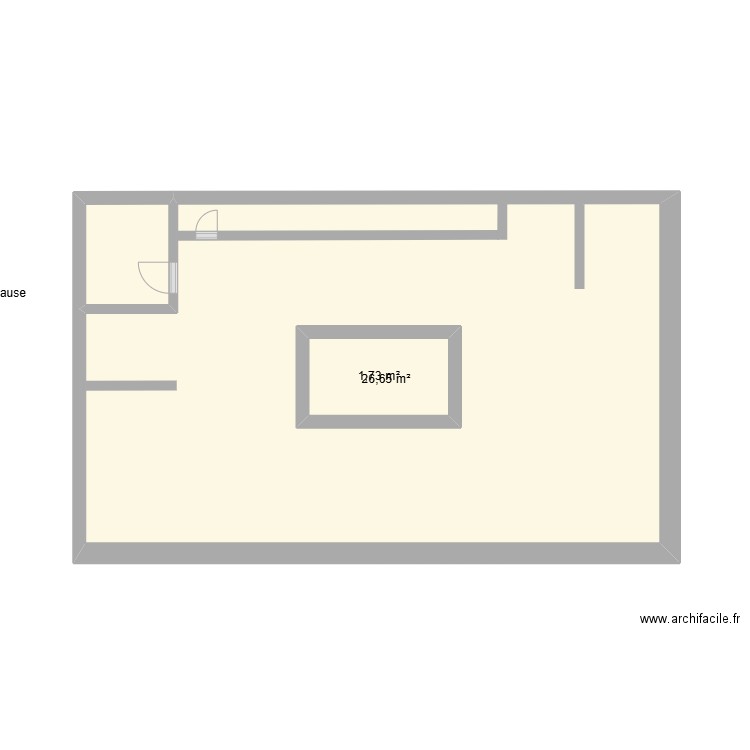 Lilly&Joe. Plan de 3 pièces et 32 m2