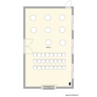 Salle Risset avec 24 chaises