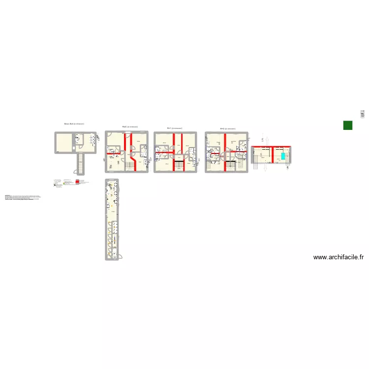 EAU - A - PLAN. Plan de 37  et 286 m²