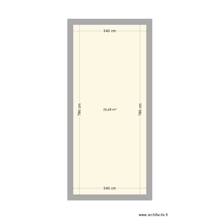 Plan chambre 1. Plan de 0 pièce et 0 m2